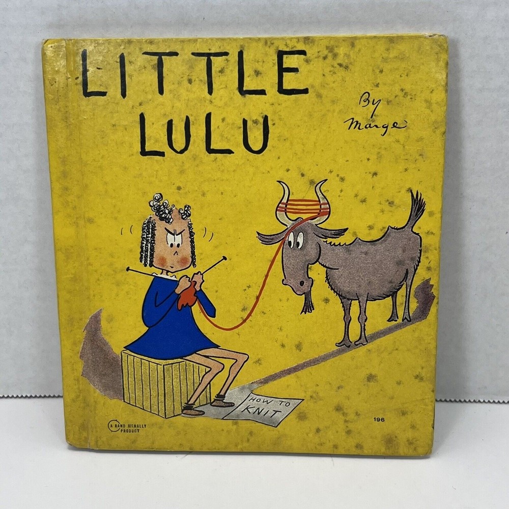 LITTLE LULU by Marge (RAND McNALLY 1940) Hard Cover Book